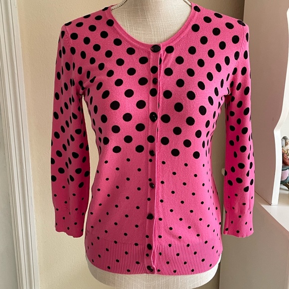 Cable & Gauge Dot Cardigan - Picture 2 of 6